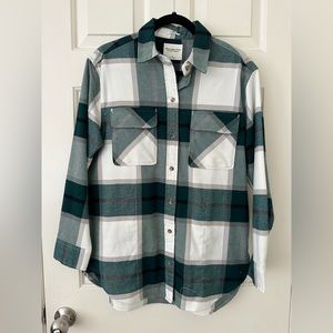 Abercrombie plaid top- women’s